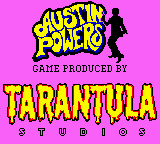 Austin Powers Oh Behave title screen for GameBoy Color